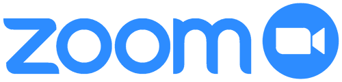Zoom Meeting Logo in blue