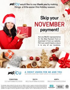 November 2018 Skip-A-Payment Form